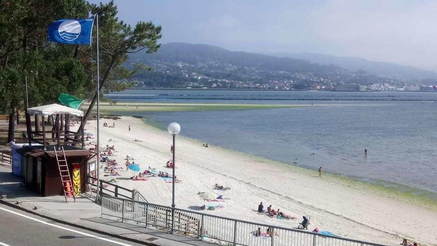 La playa de Cabeceira es uno de los dos arenales que obtuvo bandera azul el año pasado. // Gustavo Santos