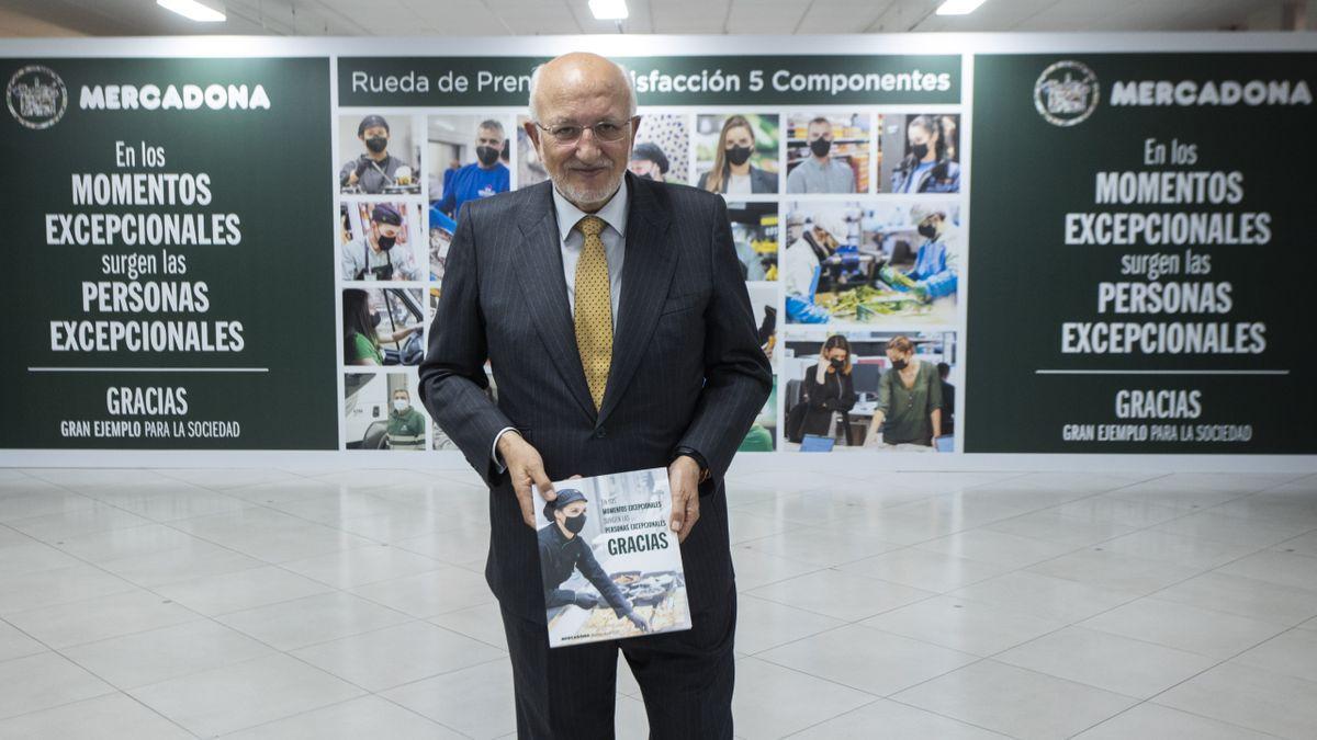 Juan Roig presenta los resultados económicos de Mercadona.