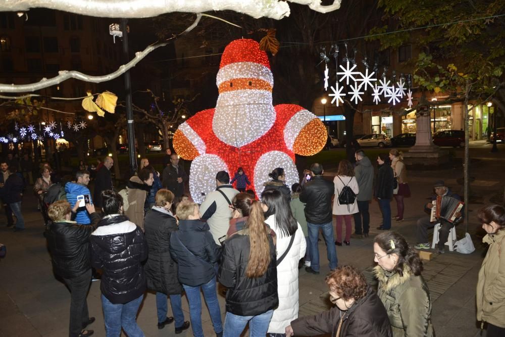 Luces de Navidad en Gijón