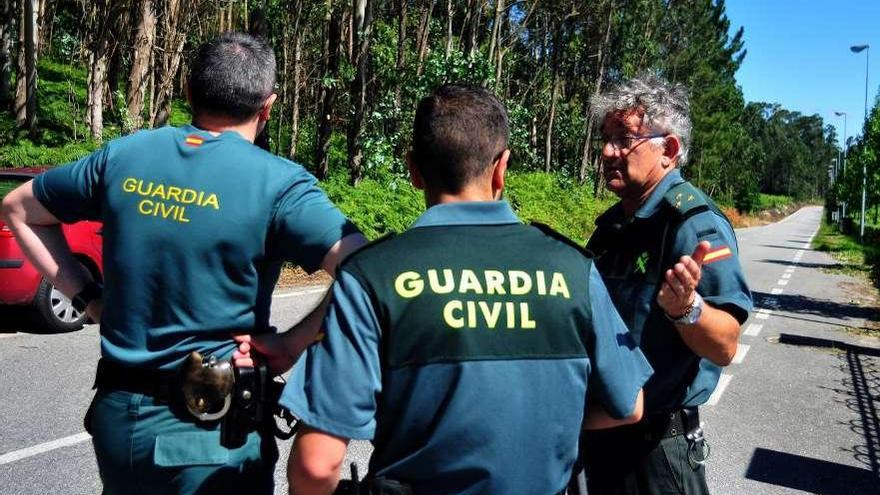 La Unidad Canina de la Guardia Civil volvió ayer.