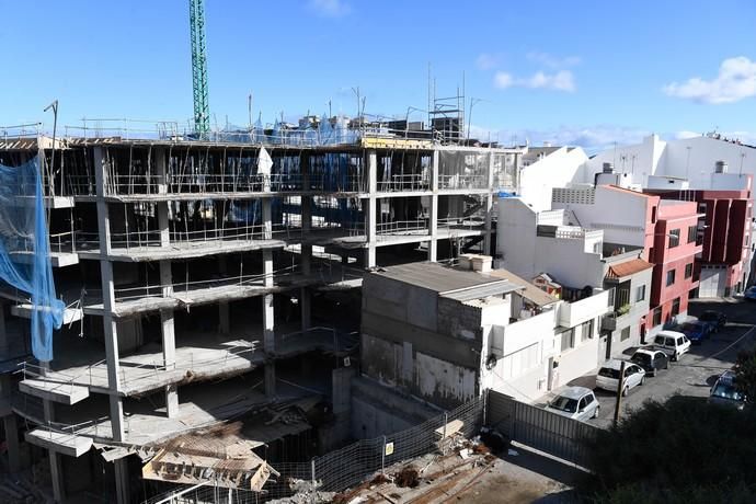 30-03-20  LAS PALMAS DE GRAN CANARIA. CIUDAD. LAS PALMAS DE GRAN CANARIA. Obras de la construcción paradas por la nueva ordenanza del Gobierno para parar el Covid-19.  Fotos: Juan Castro.