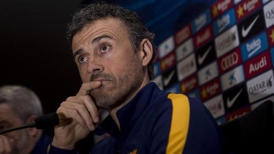 Luis Enrique: &quot;En la parte final de la Liga, los equipos pequeños suelen ganar a los grandes&quot;