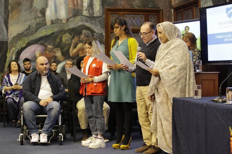 Entrega del Premio Solidaridad 2019 de Sinpromi