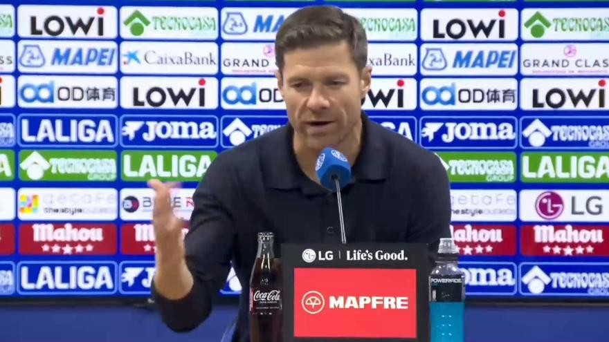 Xabi Alonso: "Con nueve no te pueden hacer esas ocasiones"