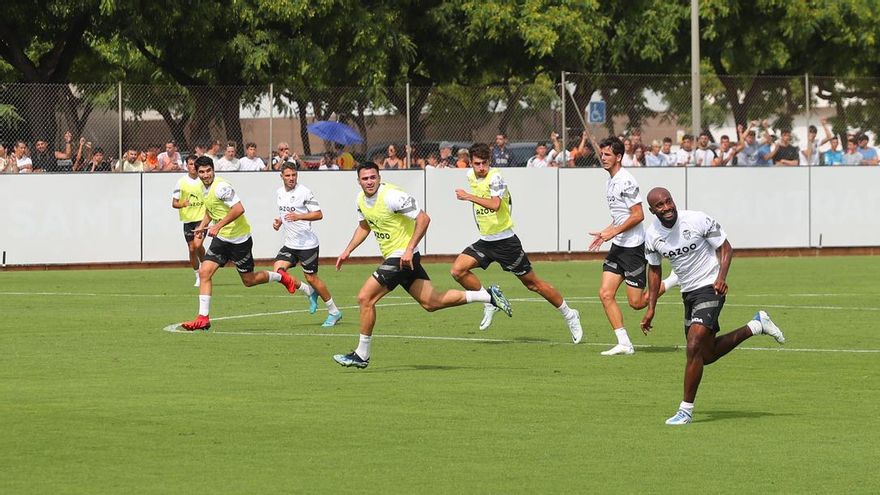 Las ausencias del segundo día de entrenamiento