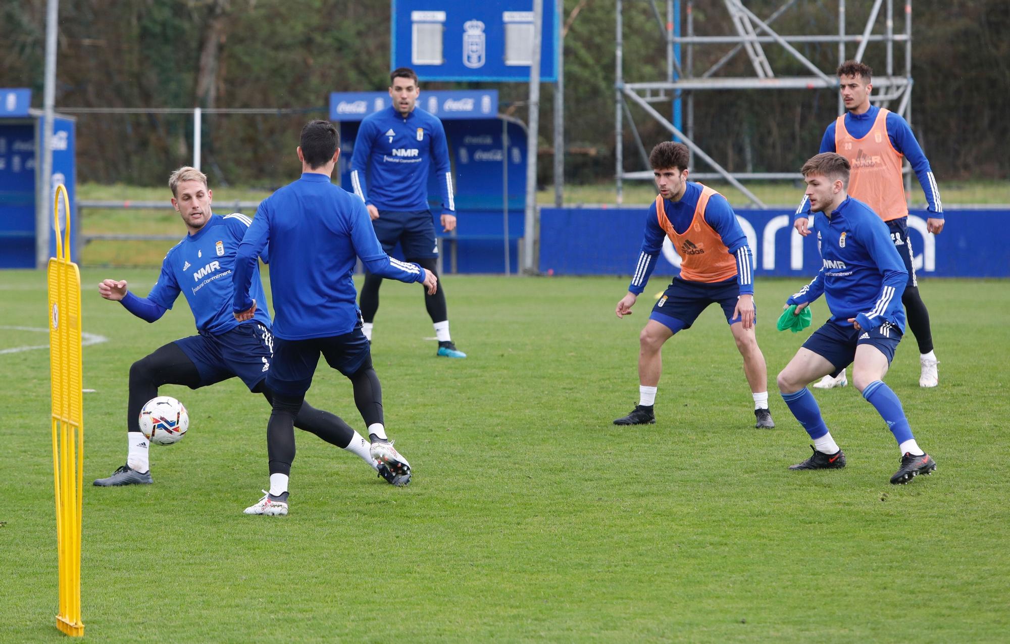 El entrenamiento del Oviedo