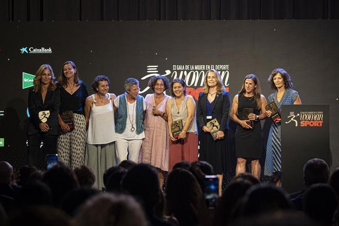 Las ganadoras del Premio Especial Barcelona 82, en los Woman Sport 2022