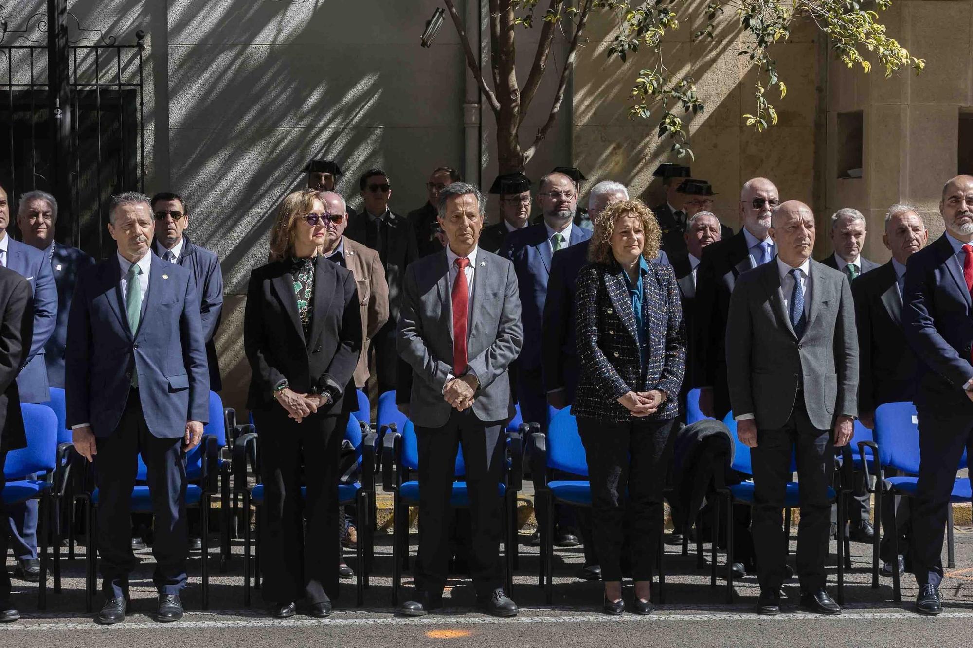 Toma de posesión del nuevo coronel jefe de la Comandancia de la Guardia Civil de València, Juan Martínez Ros.