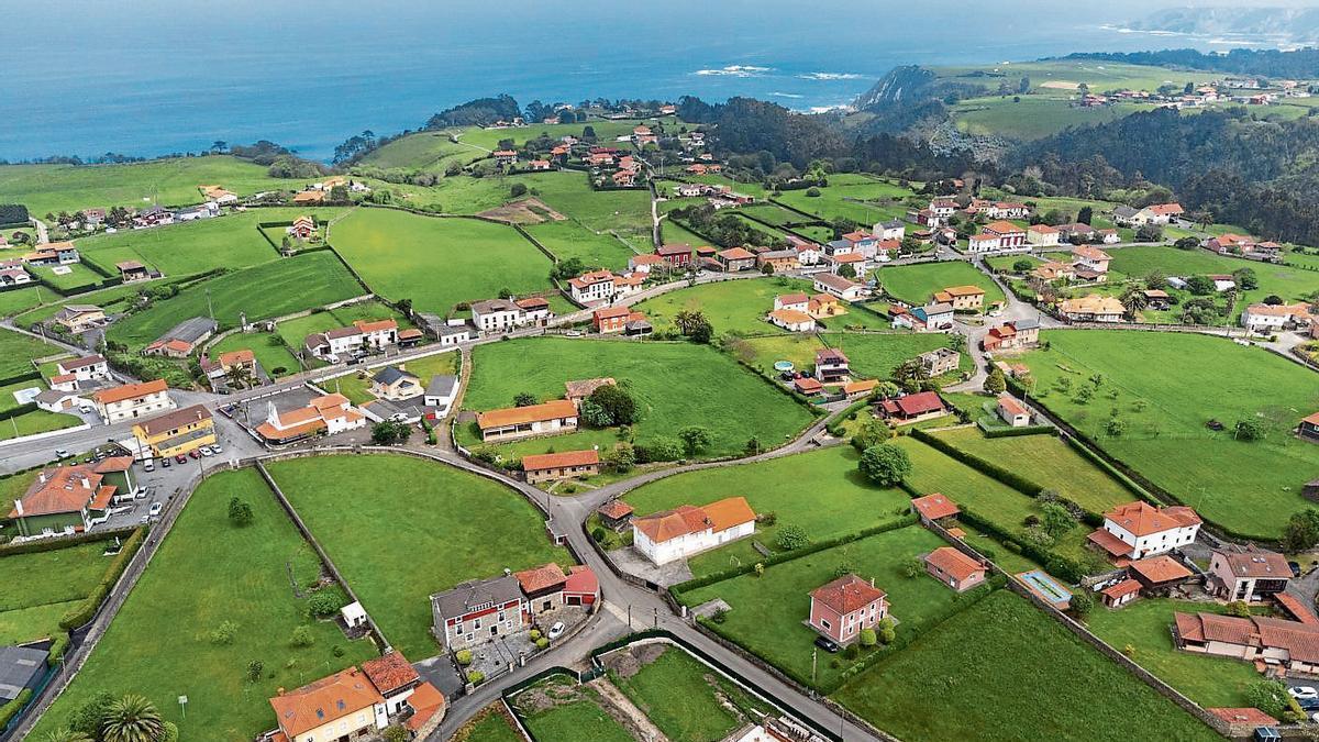 Vista aérea de Novellana.