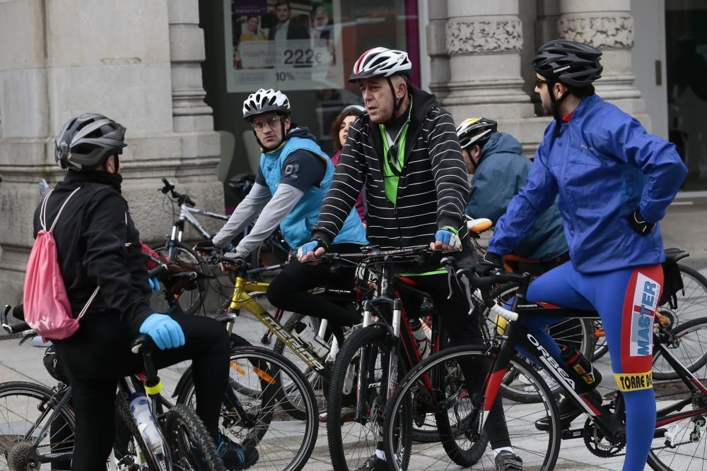 Pedaladas para enfrentarse al frío