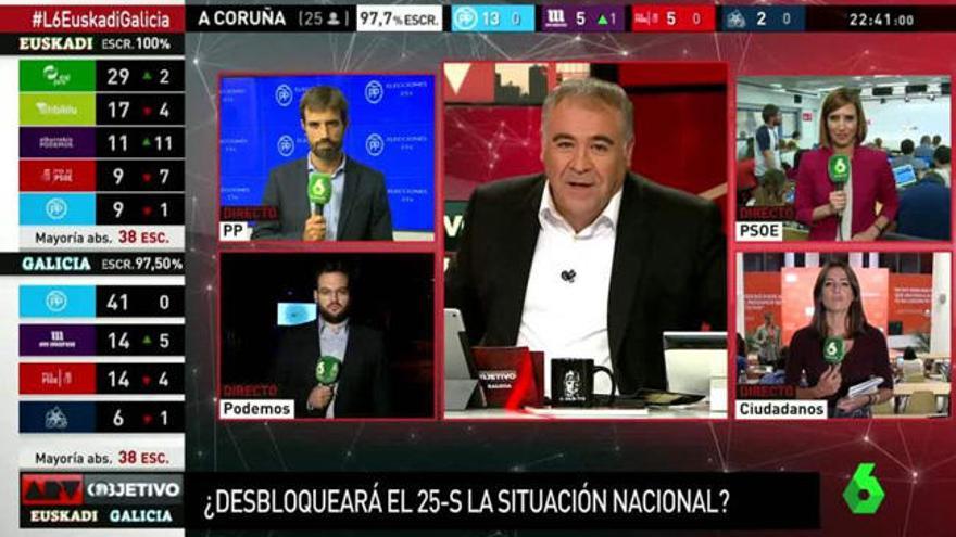 García Ferreras estuvo al frente de &#039;Al Rojo Vivo&#039;.