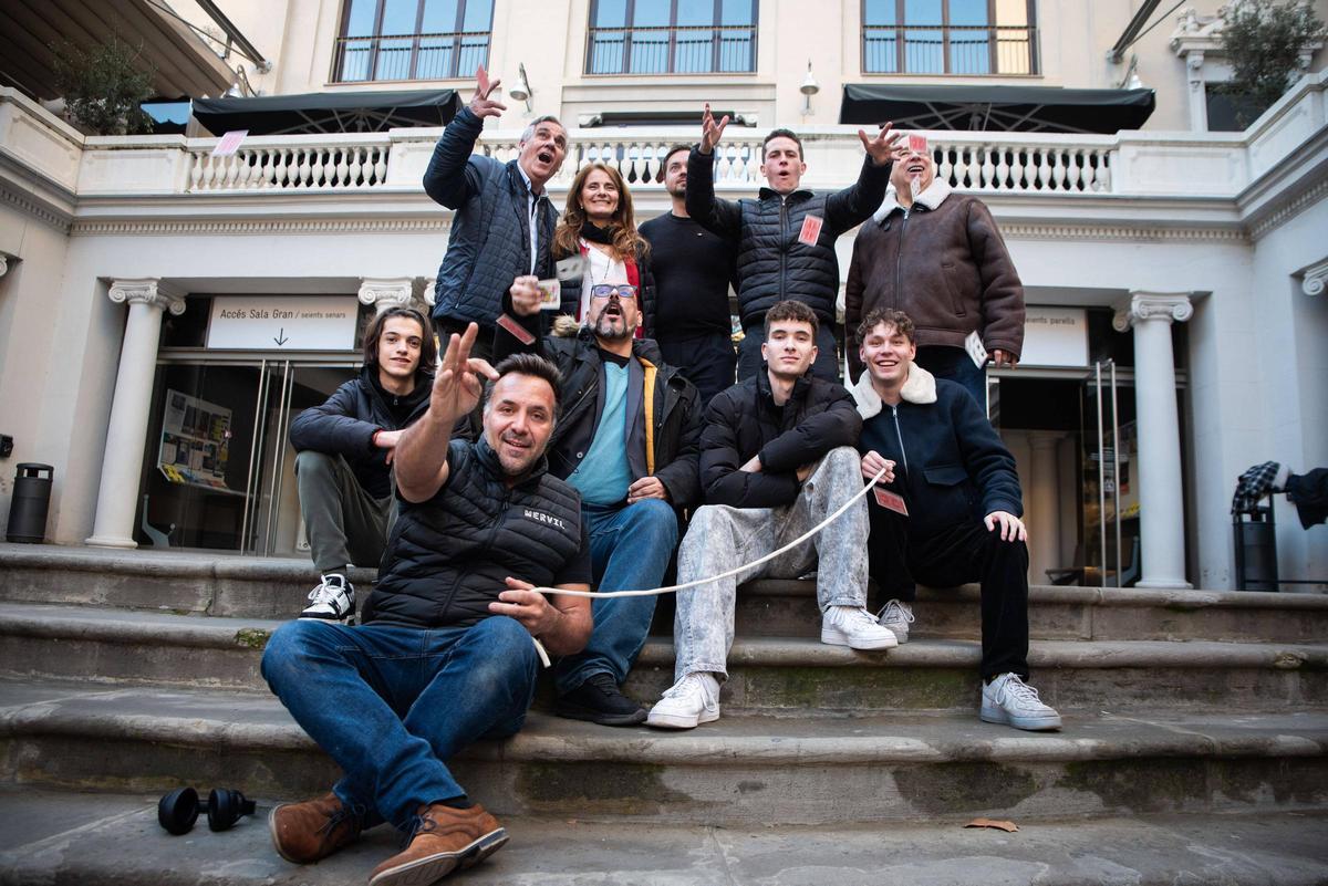 Alguns dels mags que participen en la trobada al Pont de Cabrianes i en la gala del Kursaal