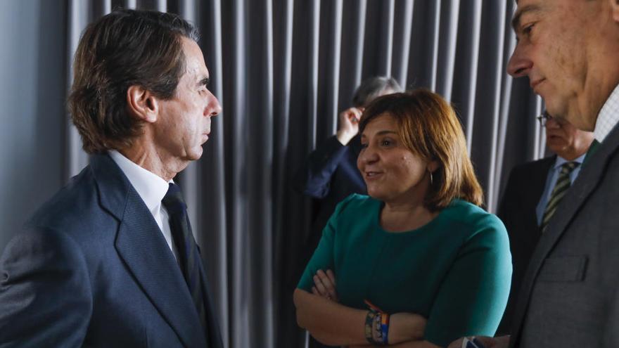 Bonig y Aznar, en su último encuentro en València