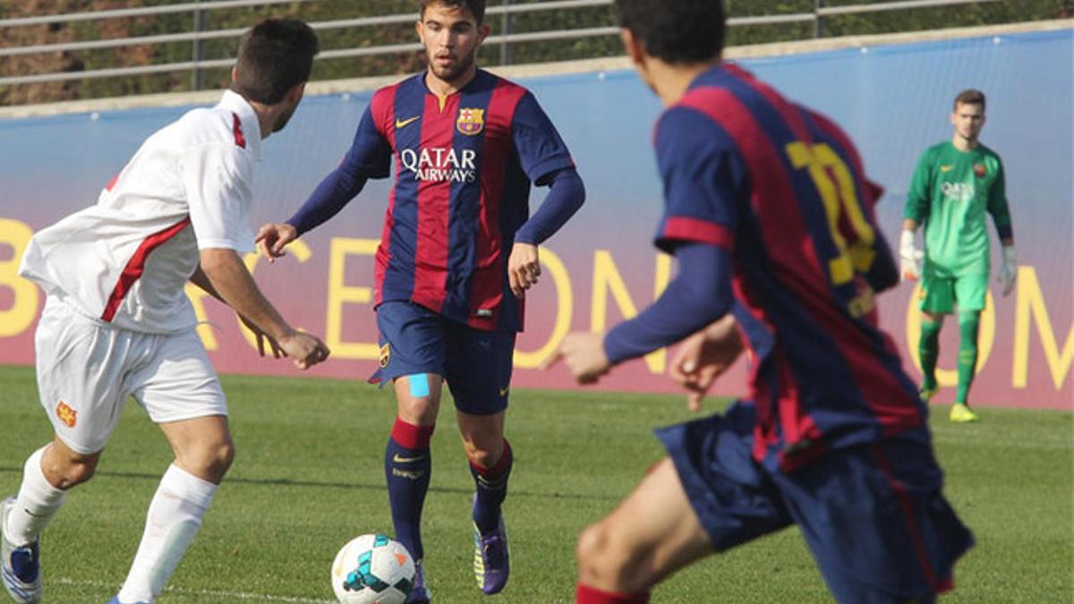 Adrià Arjona, jugador del Juvenil A del FC Barcelona