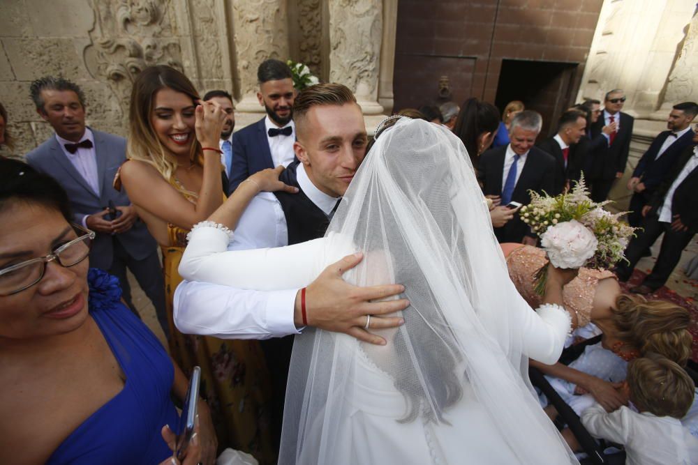 Kiko Femenia y Elena Ortiz se casan en Alicante.