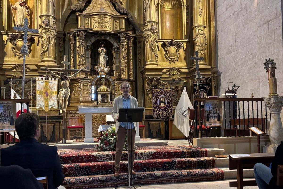 Ángel Rodríguez durante el pregón