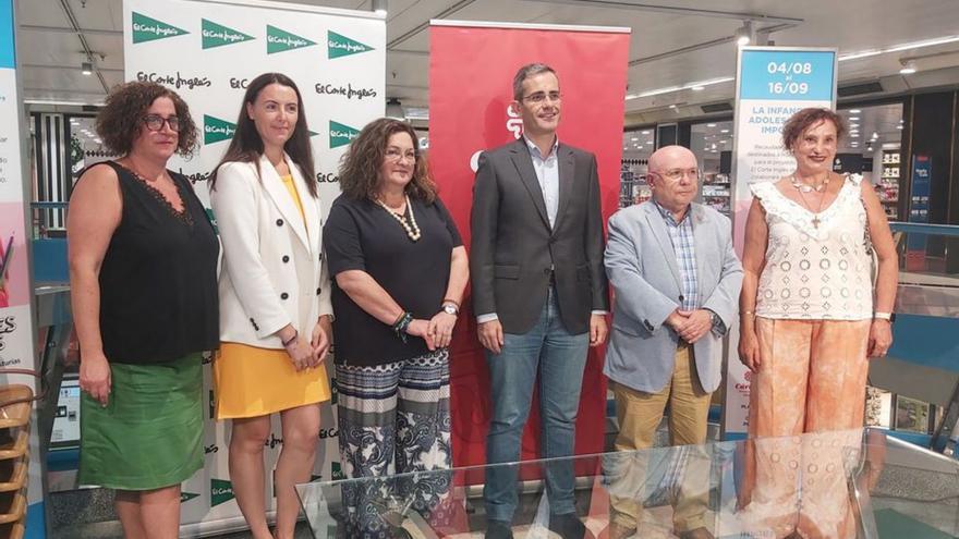 Por la izquierda, Verónica González, Fuencisla Cid, Elsa Suárez, Francisco Alperi, Rufino Arrojo y Carmen Cobos, en la presentación del proyecto. | LNE