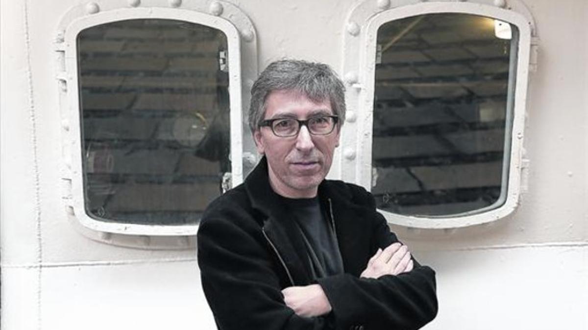 El director y guionista David Trueba, ayer en Barcelona, tras arrasar en los premios Goya.