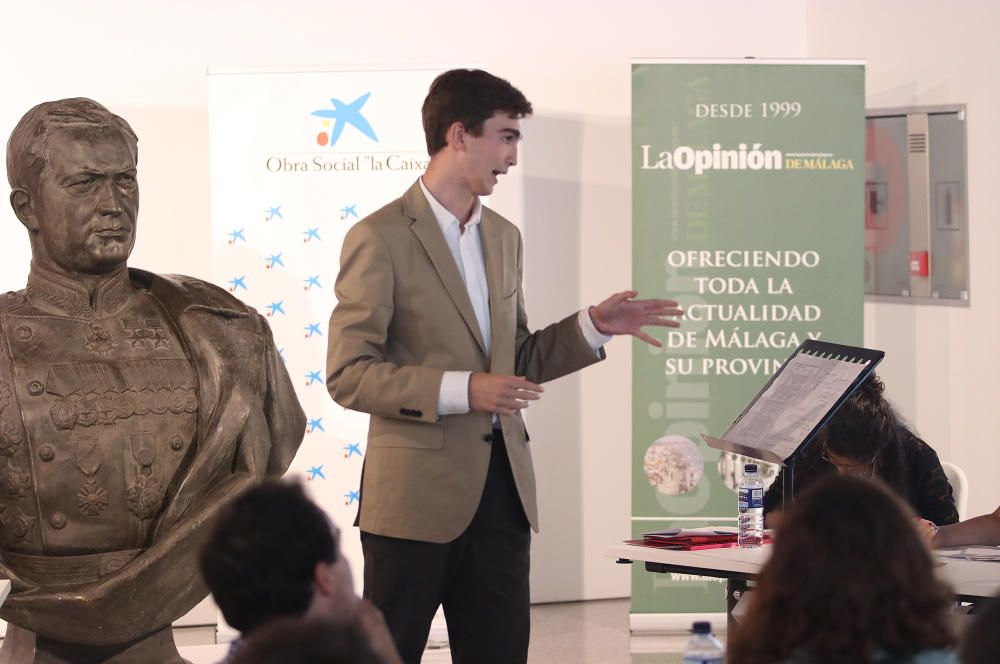 Tres alumnos del Sunny View School ganan la II edición del Torneo Municipal de Debate de Málaga