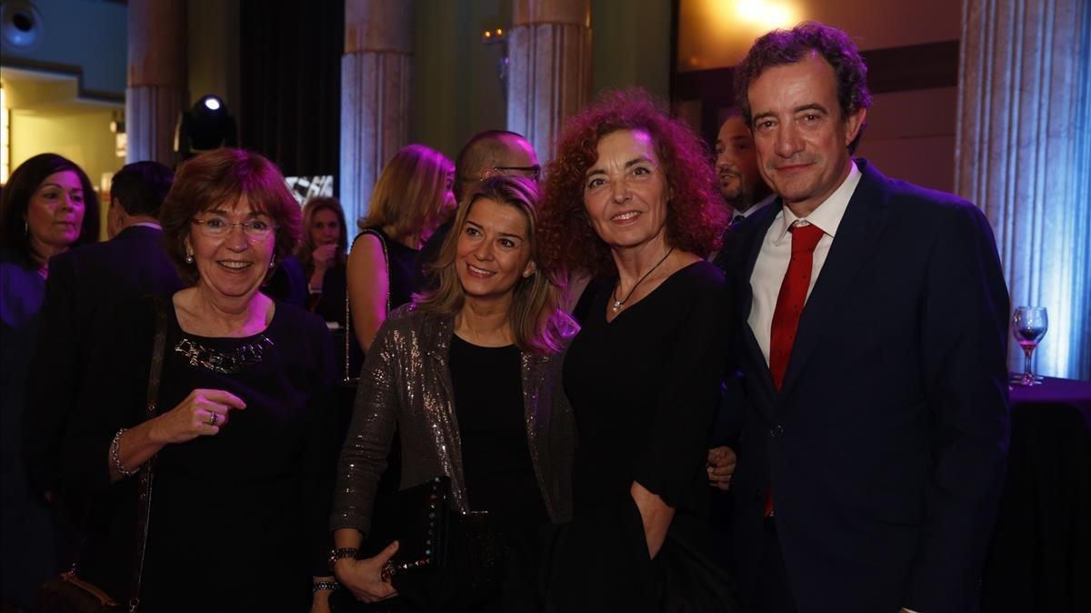 Pilar Blanco, Elena Fraile, Isabel Roba y Javier Gallego.