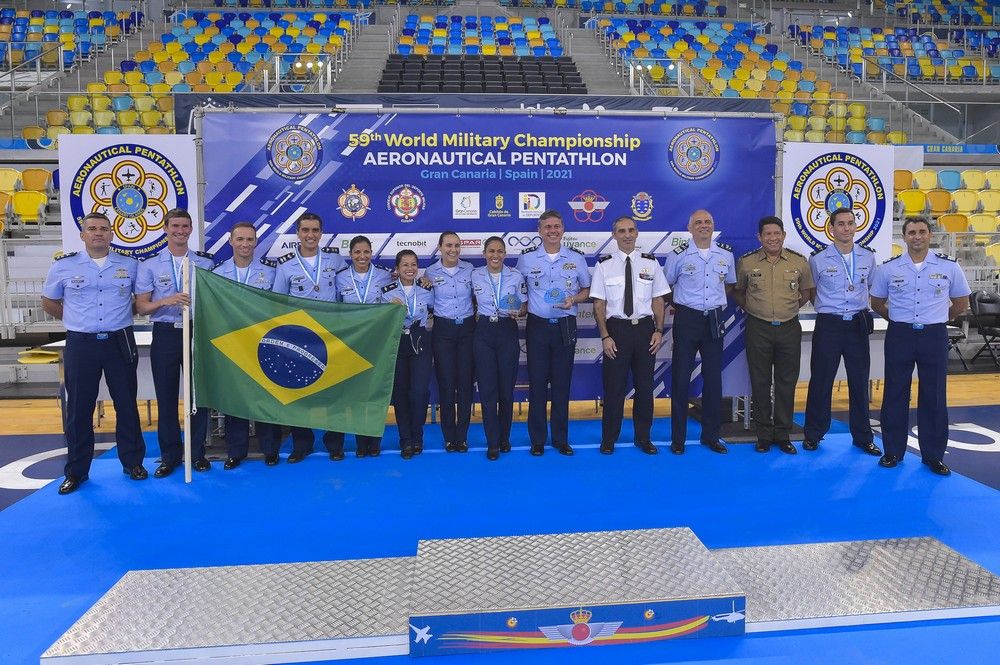 Ceremonia de clausura del Mundial de pentathlon aeronáutico