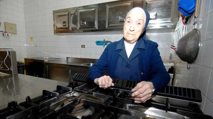 Sor Petra Rodríguez, en el Colegio Nuestra Señora del Carmen. | juan carlos castro