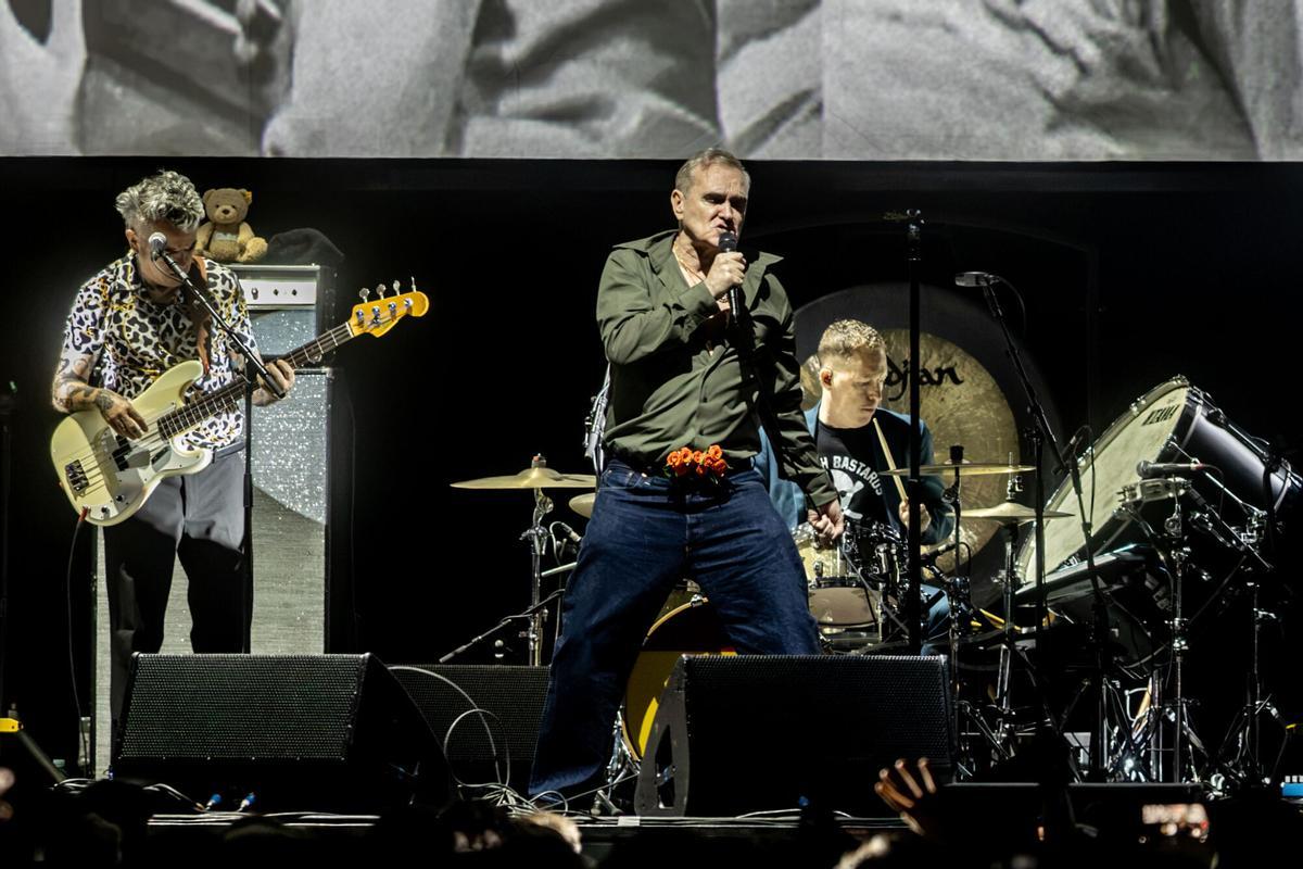 El cantante británico Morrissey, durante su concierto en el Movistar Arena, a 29 de julio de 2026, en Madrid (España). El artista vuelve a Madrid después de una década con la gira de presentación de ‘Make-up is a Lie’, su esperado regreso discográfico. 29 JULIO 2026;CONCIERTO;MÚSICA;MÚSICO;ENTRETENIMIENTO;CULTURA;CANTANTE; Ricardo Rubio / Europa Press 29/07/2026. Morrissey;Ricardo Rubio;