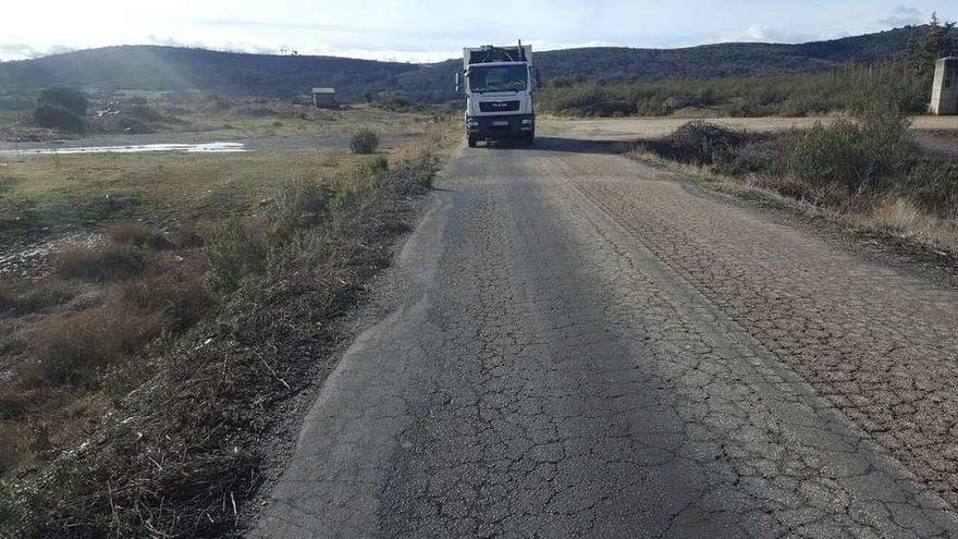 Carretera del corredor de la Sierra de la Culebra al Campo de Aliste.