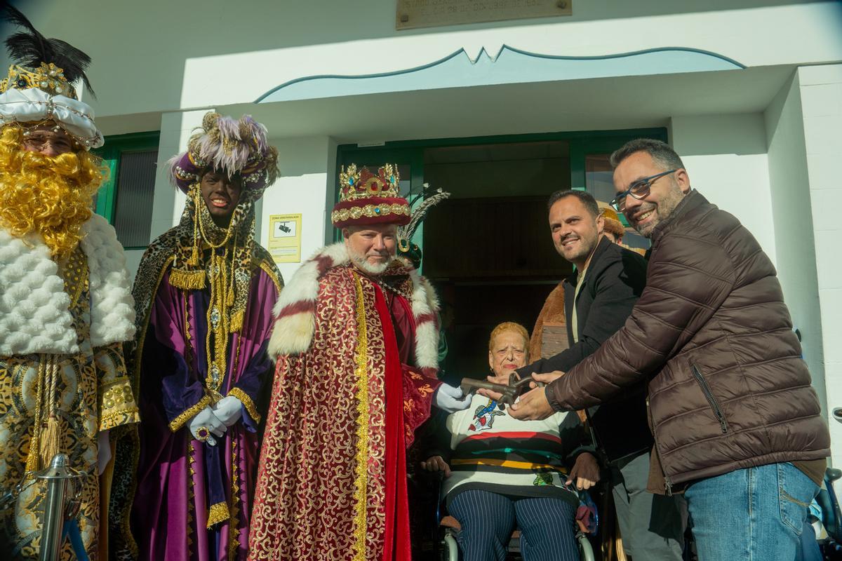 Entrega de llaves de Arrecife a los Reyes Magos de Oriente.