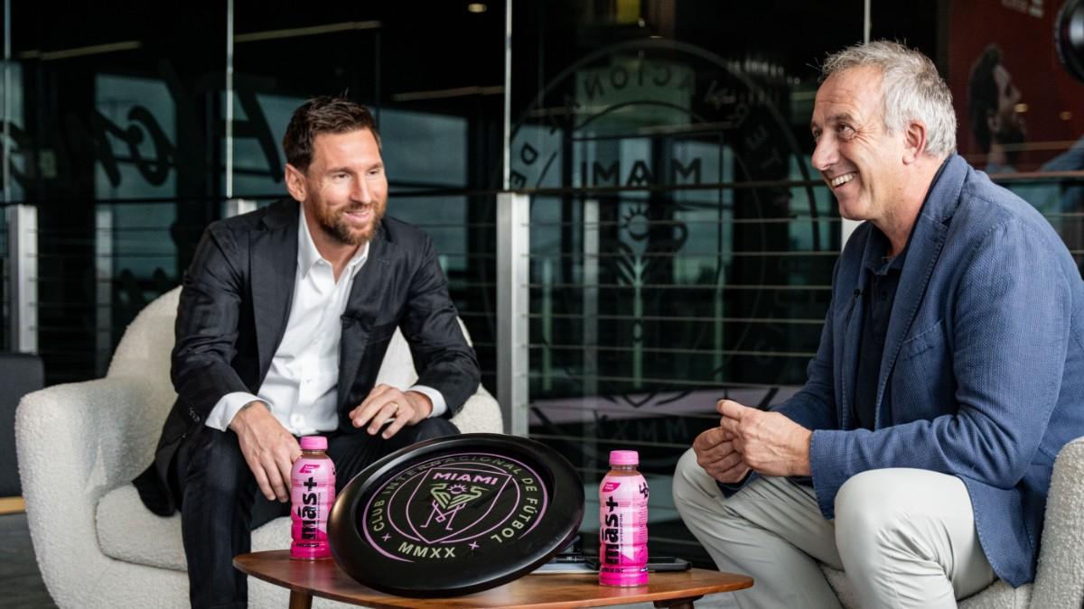 Leo Messi, en la conversación con Albert Masnou