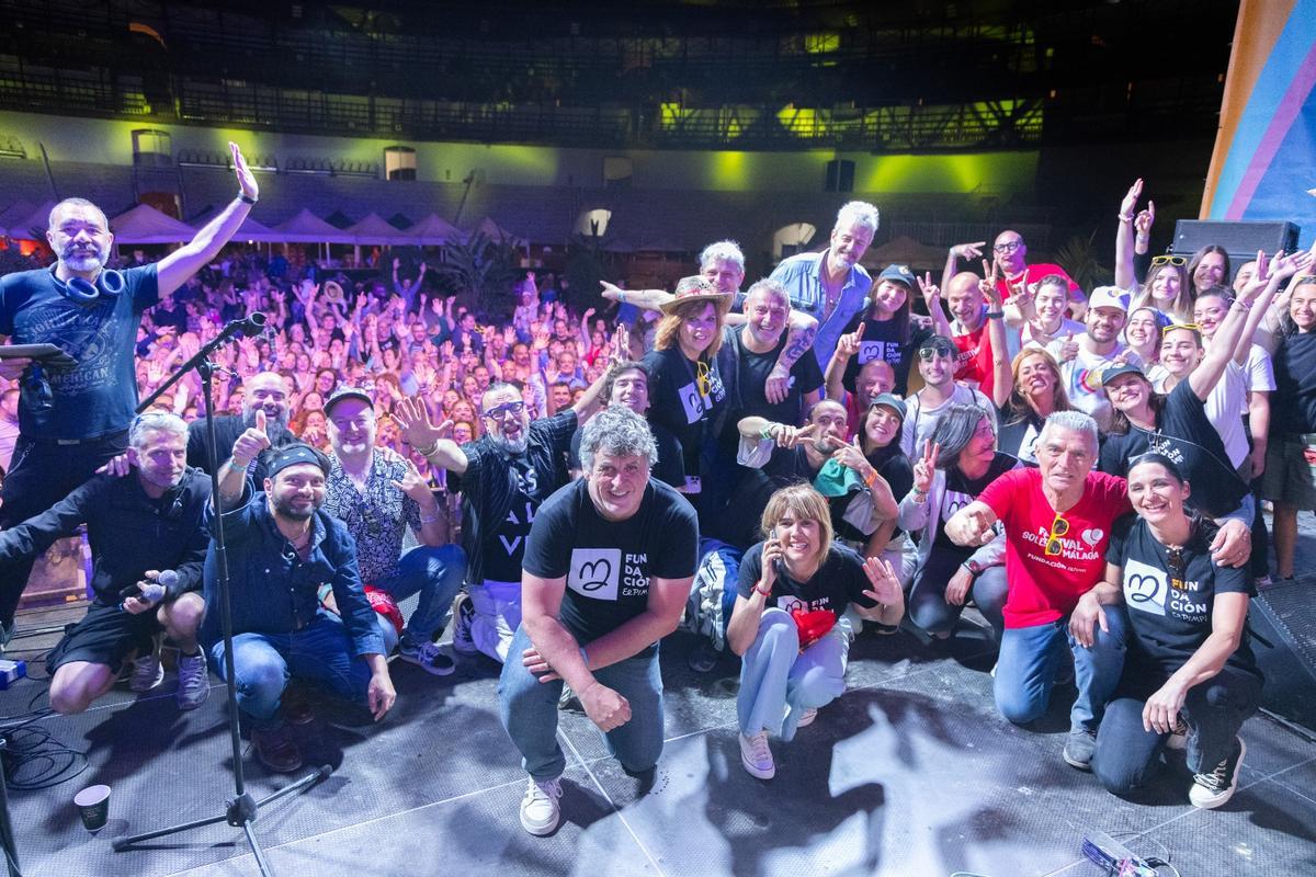 Participantes en el Festival Solidario Soles de Málaga 2025