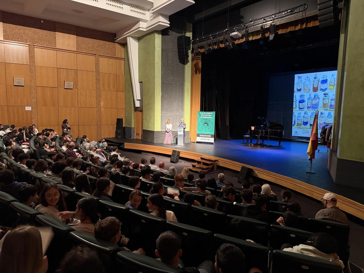 Acto institucional por el Día del Libro, este jueves, en Montijo.