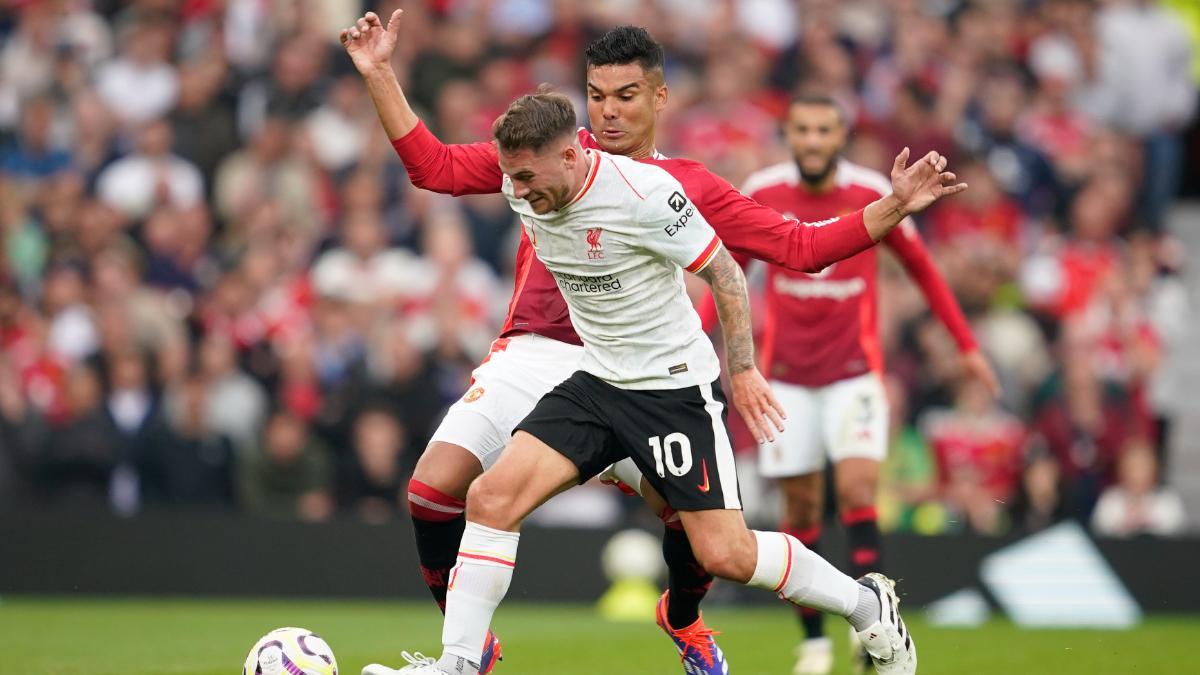 Casemiro, ante el Liverpool