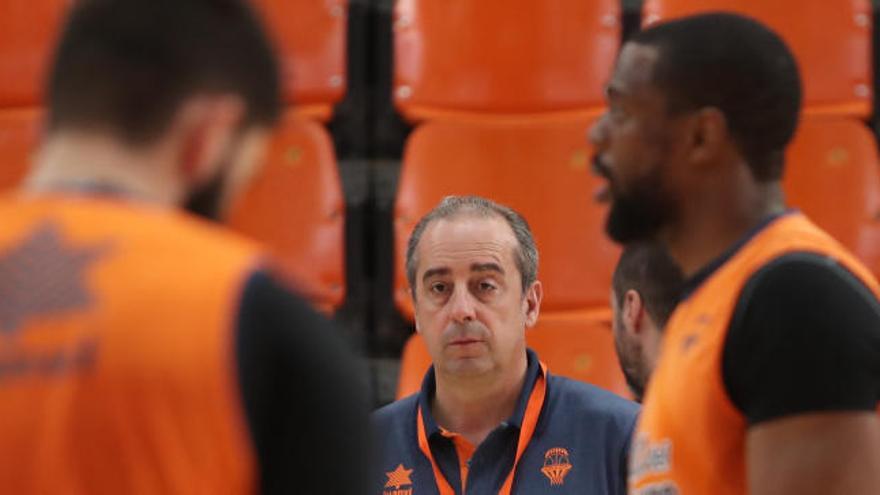 El Valencia Basket vuelve al trabajo en La Fonteta