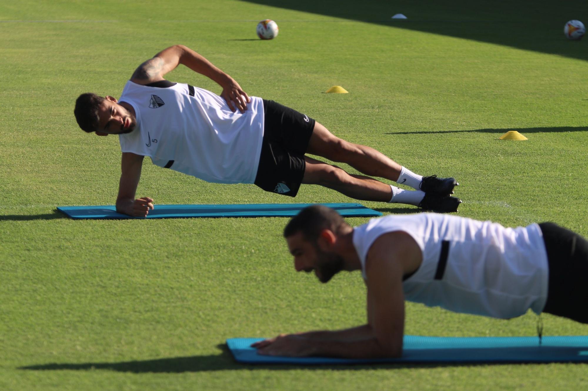 Primer entrenamiento del Málaga CF