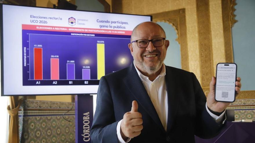 Manuel Torralbo, reelegido rector de la Universidad de Córdoba: 