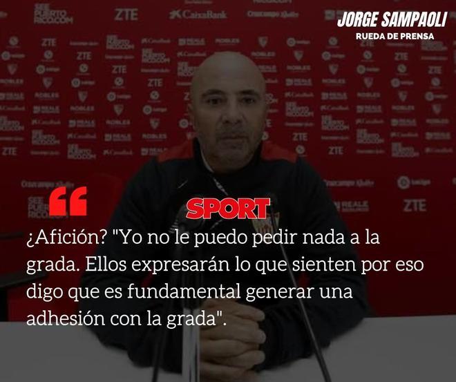 Las mejores frases de la presentación de Sampaoli