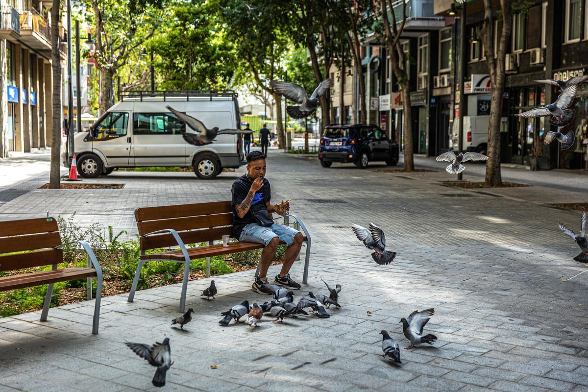 Escenas inesperadas de la Superilla del Eixample