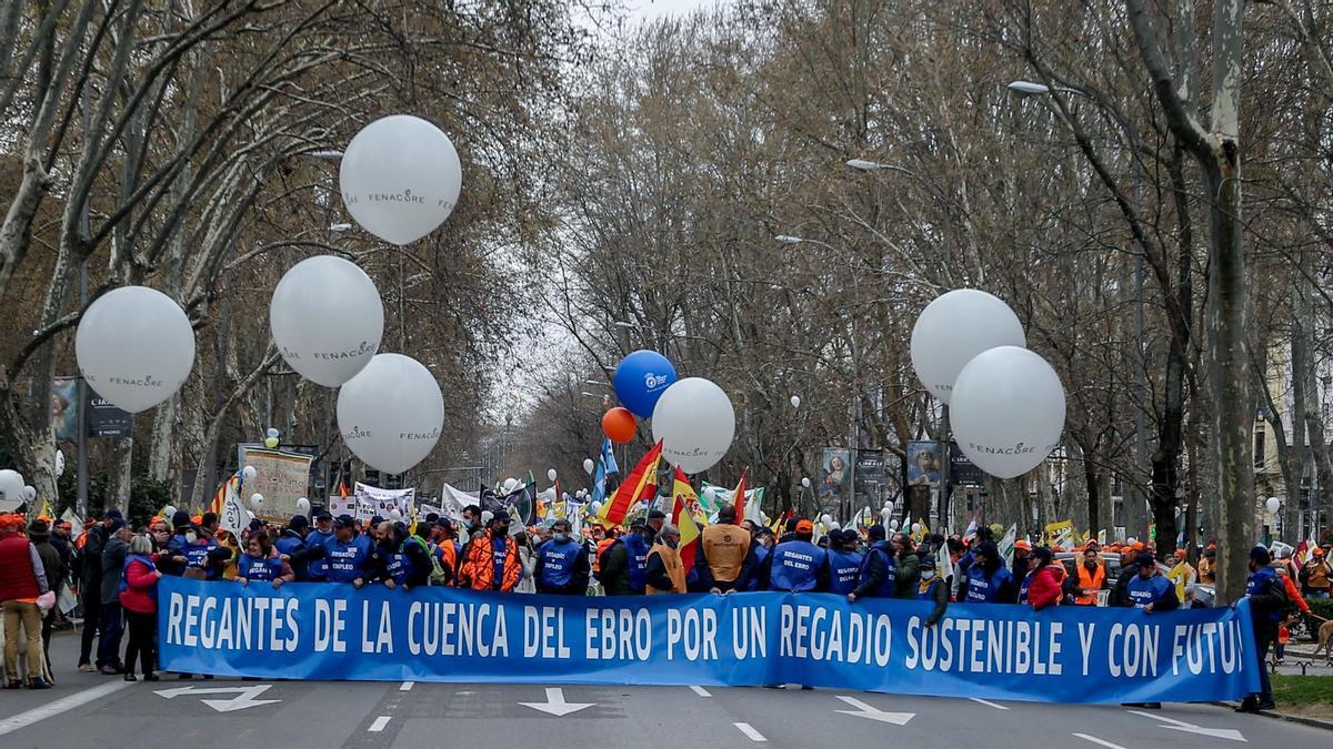 Gran manifestació del món rural a Madrid