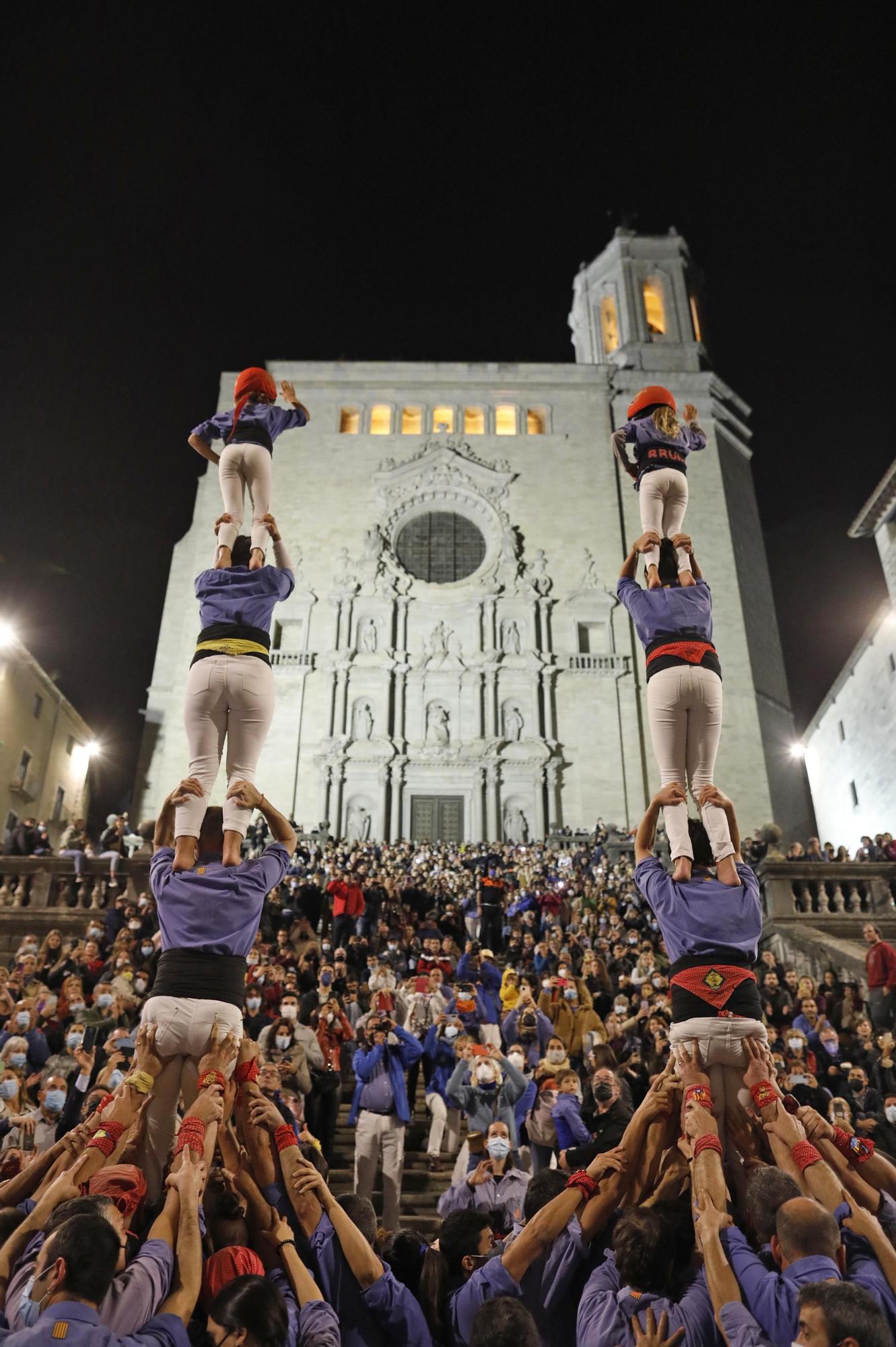 Actuació dels Marrecs de Salt a la catedral per les Fires de Girona