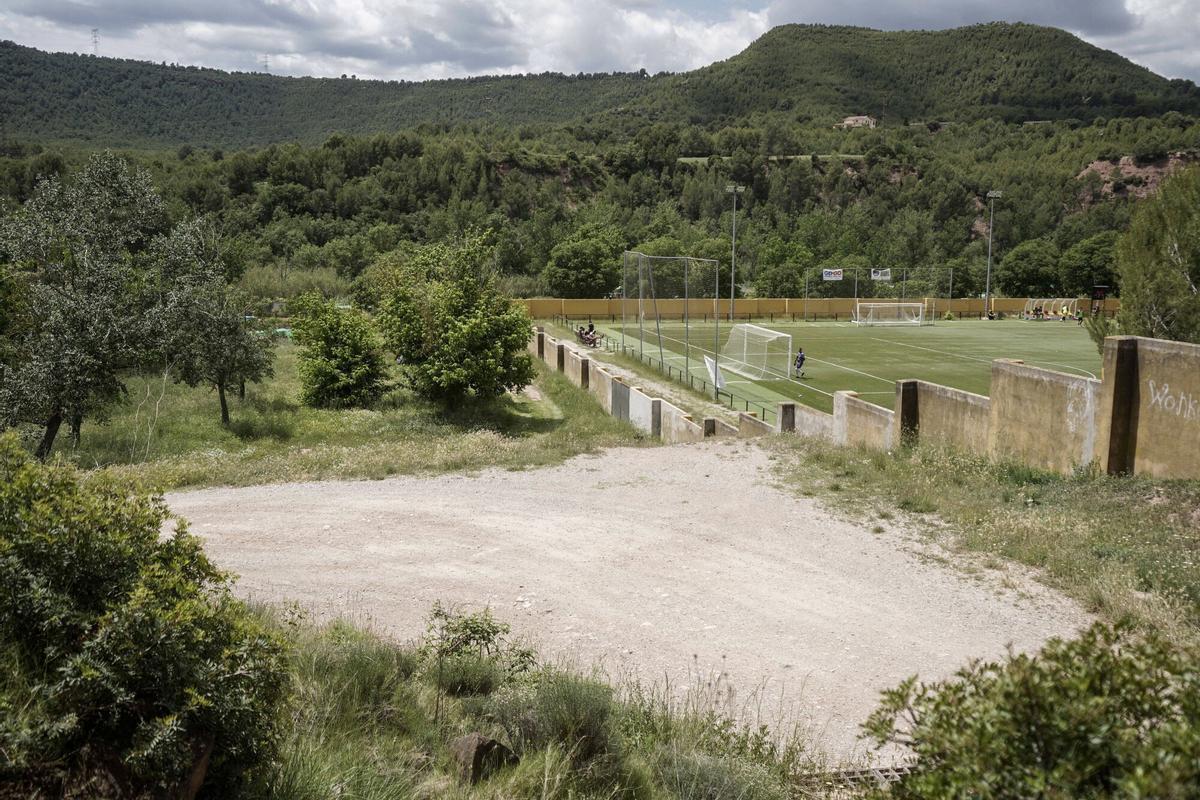Imatge de la Font, a Callús, on es vol fer una nova zona verda