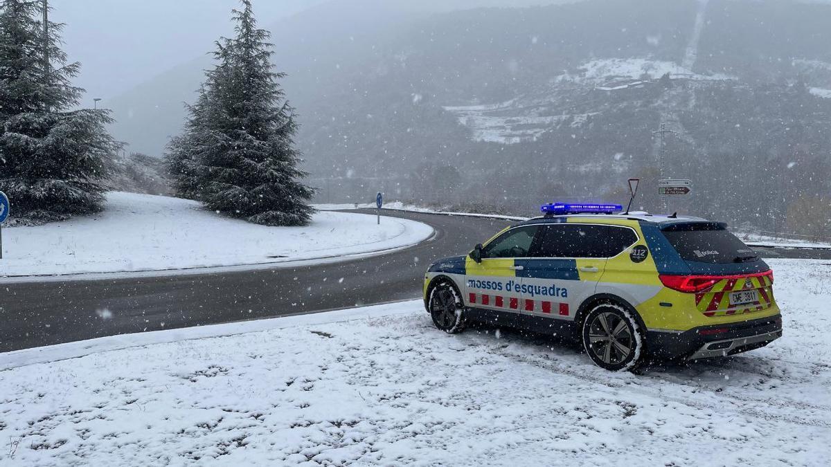 La Farga de Moles, a l'Alt Urgell, nevada