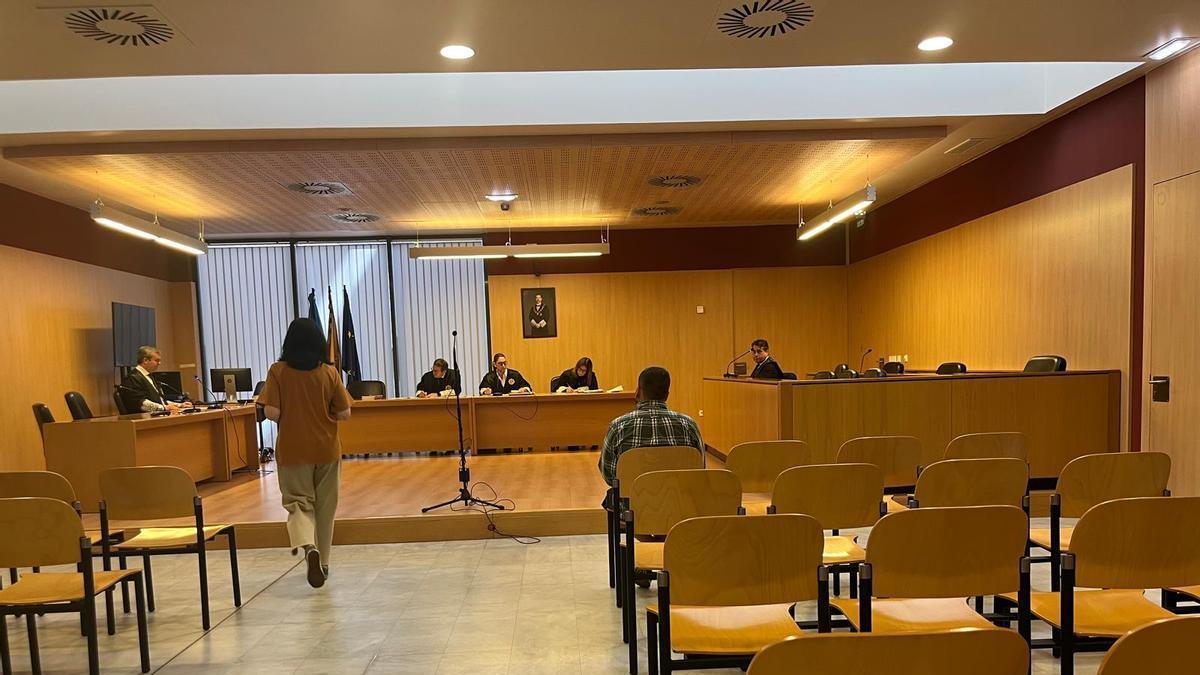 El procesado en la Audiencia.