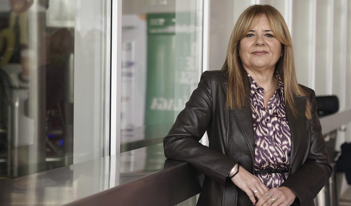 María José Berlanga, momentos antes de su intervención en eWoman.