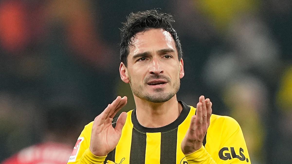 Mats Hummels, durante un partido con el Borussia Dortmund