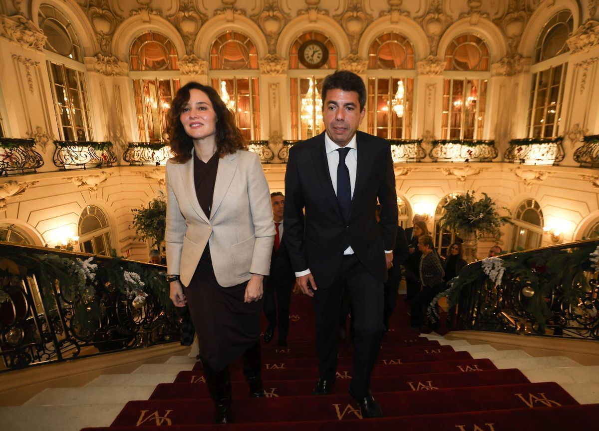 Ayuso y Mazón en la II Cumbre empresarial Comunidad de Madrid-Valencia