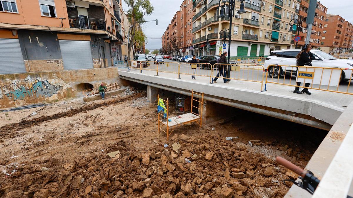 Barranco de la Saleta donde se ejecutarán las obras de mejora.