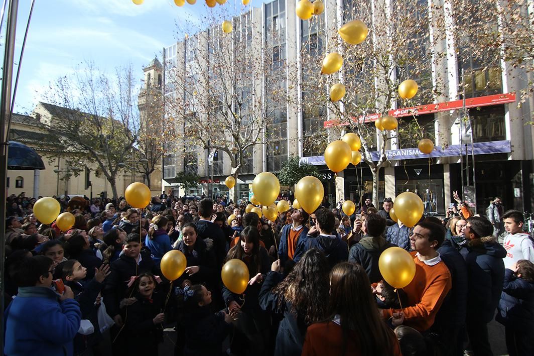 Escolares cordobeses contra el cáncer