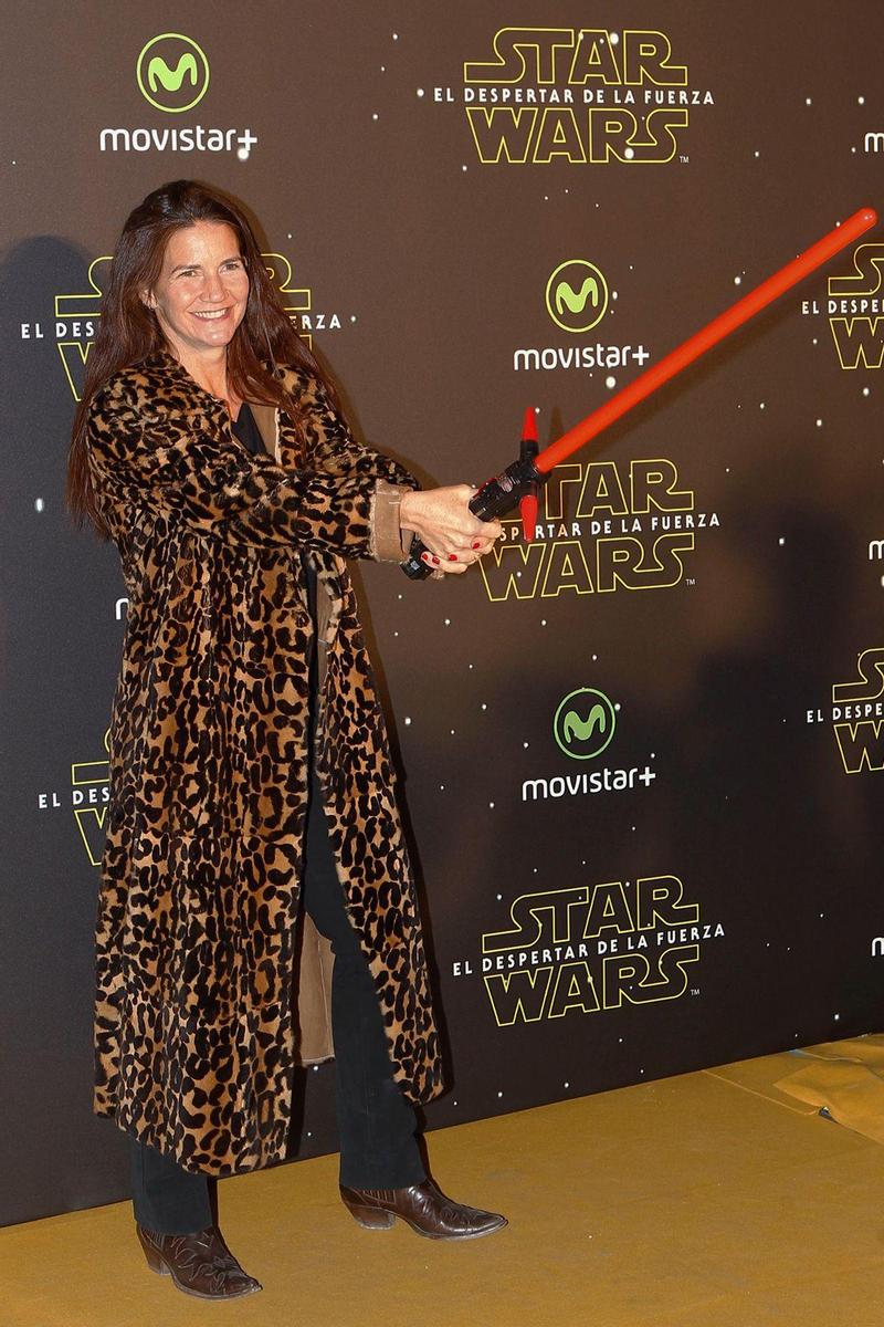 Samantha Vallejo-Nágera en el estreno en Madrid de 'Star Wars: El despertar de la Fuerza'
