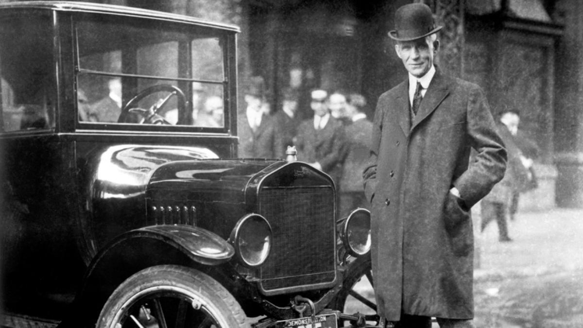 Henry Ford, con el Model T